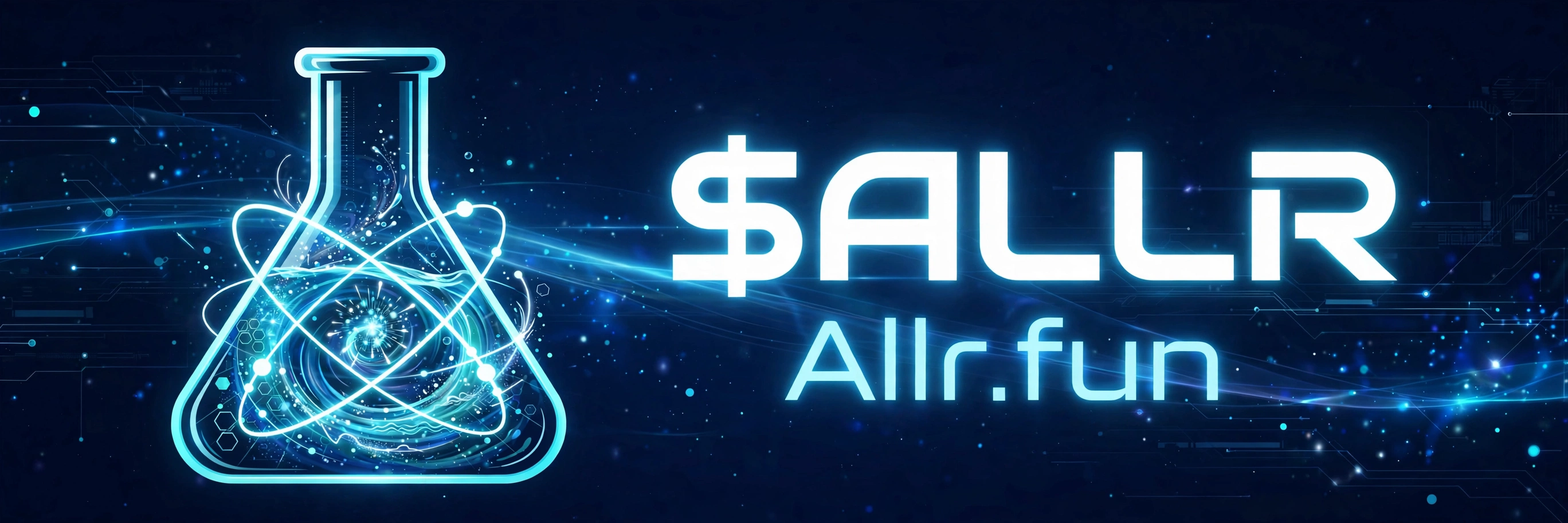 Wide ALLR flask and wordmark artwork